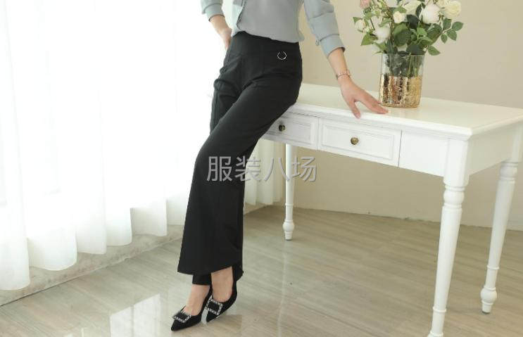 女阔休闲腿裤-第3张图片