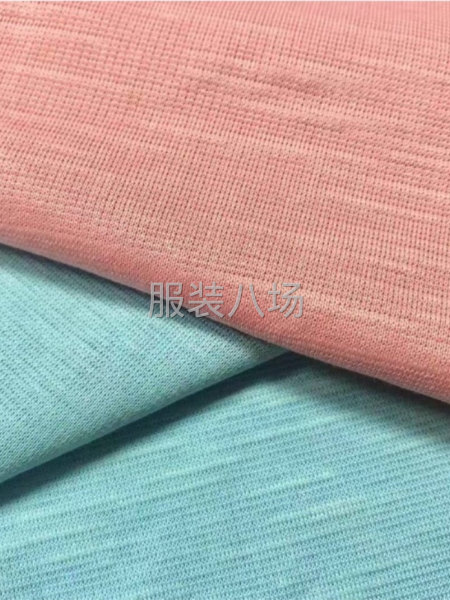 广志丰9465#竹节双面230克独特纹理棉涤带弹亲肤凉爽T恤-第2张图片
