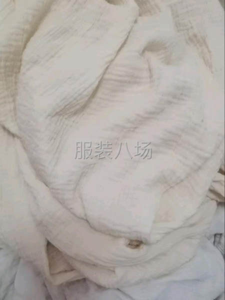 长期高价收购双层纯棉邹邹纱布头-第1张图片