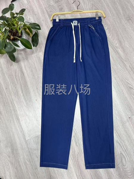 天丝牛仔裤，带抽绳。码数：L-4xL。25块-第1张图片