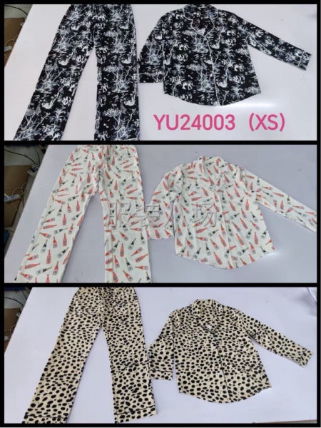 外单华尔缎面料精品家居服-第1张图片