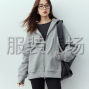 苏州 - 常熟市 - 6000件内销半精品女士连帽衫外发