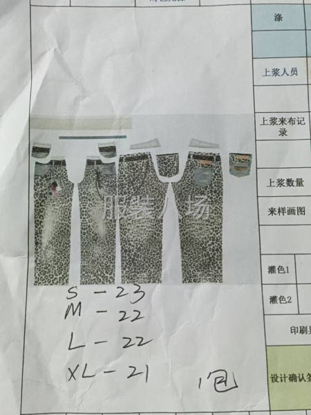 裤子裁片外发-第2张图片