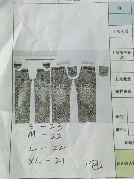 裤子裁片外发-第1张图片