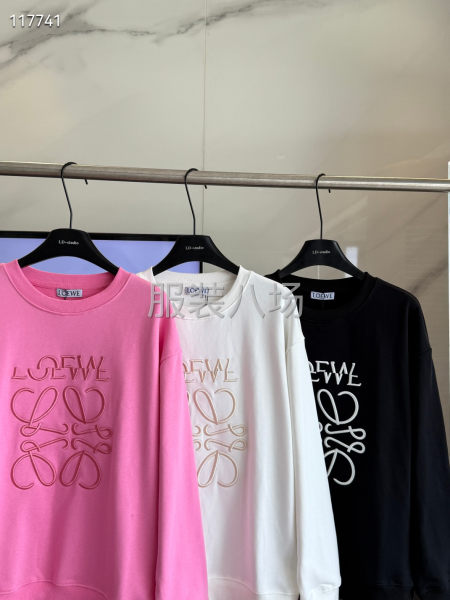 LOEWE上新 380克毛圈卫衣-第3张图片