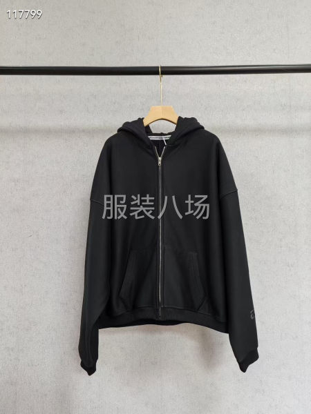 宽松版拉链帽衫外套-第3张图片