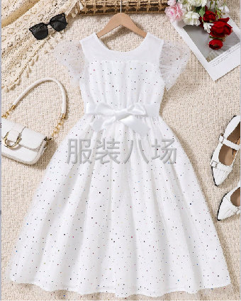 童裝針織梭織套裝，裙子，加工90后老板誠尋客戶長期合作！-第1張圖片