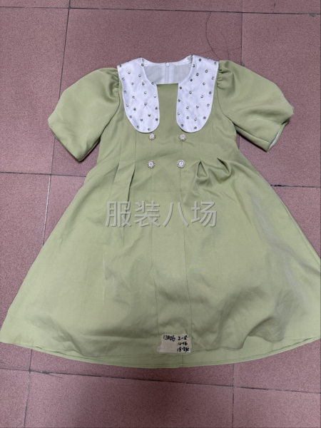 中东国家女童连衣裙裁片外发，质量不严-第1张图片