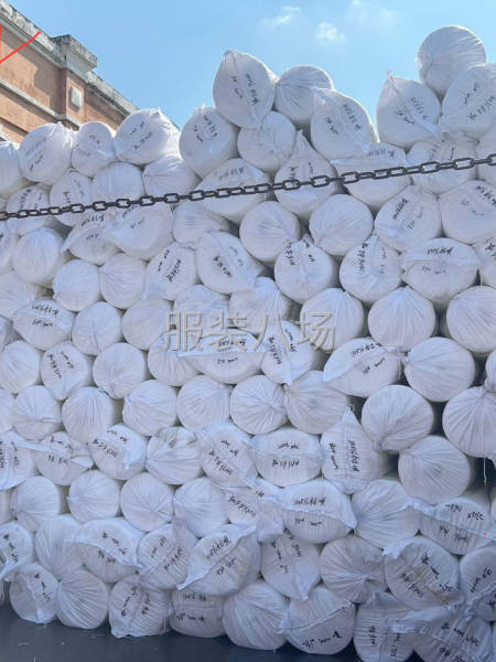 本白底布 口袋 里布 印花 绣花 衬衫 服装 辅料-第3张图片