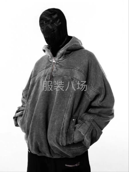 招做针织卫衣连帽衫加工厂-第2张图片