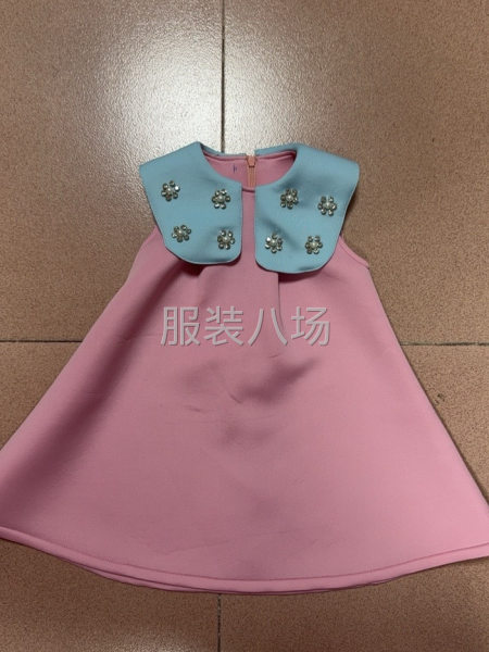 中东单女童小连衣裙，裁片外发-第1张图片