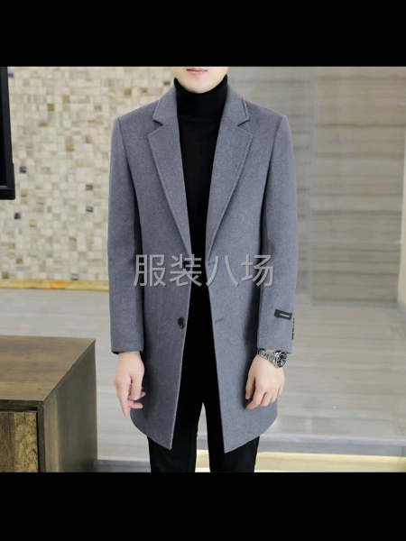 男士毛呢外套，西服，款式簡單-第1張圖片