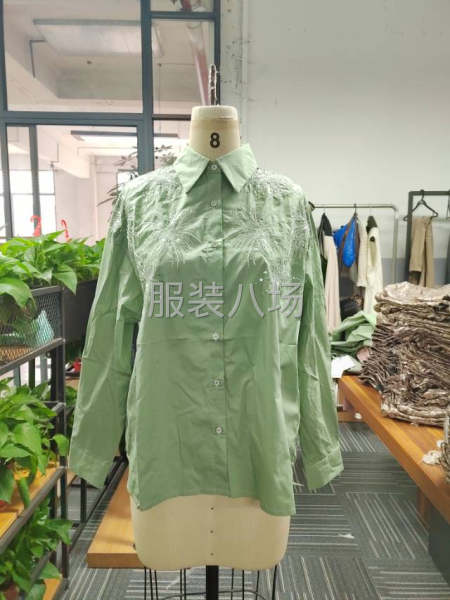外貿(mào)單襯衫處理，繡珠片款，老板跑路不給加工費(fèi)-第2張圖片