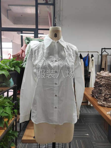 外貿(mào)單襯衫處理，繡珠片款，老板跑路不給加工費(fèi)-第8張圖片
