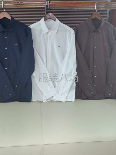 新款ZEGNA/杰尼亞條紋長袖襯衫男士-第2張圖片