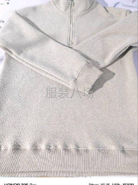 圆领卫衣，拉链卫衣-第1张图片