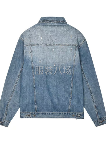 CNZ002 牛仔外套 尺码S M L XL 牛仔蓝 满天星-第2张图片