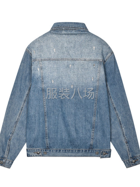 CNZ002 牛仔外套 尺碼S M L XL 牛仔藍 滿天星-第2張圖片