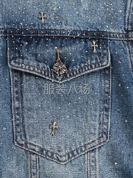 CNZ002 牛仔外套 尺碼S M L XL 牛仔藍 滿天星-第4張圖片