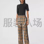 中山 - 沙溪鎮 - 龍瑞村 - 女款巴寶莉黑邊長褲 S~XL