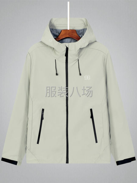 可隆情侣款单层软壳冲锋衣防水防风透气骑行轻量 无缝拉链口袋-第1张图片