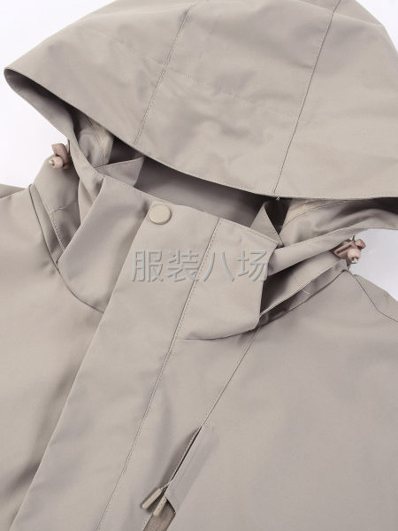 596888U~~安德玛情侣装秋冬款三合一外套冲锋衣 黑色-第6张图片