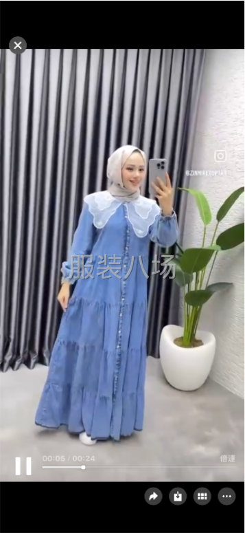 全部做沙特阿拉伯东中市场，非洲，女童连衣裙，三件套衬衫-第1张图片