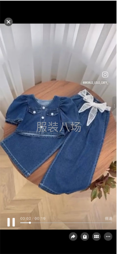 全部做沙特阿拉伯东中市场，非洲，女童连衣裙，三件套衬衫-第3张图片