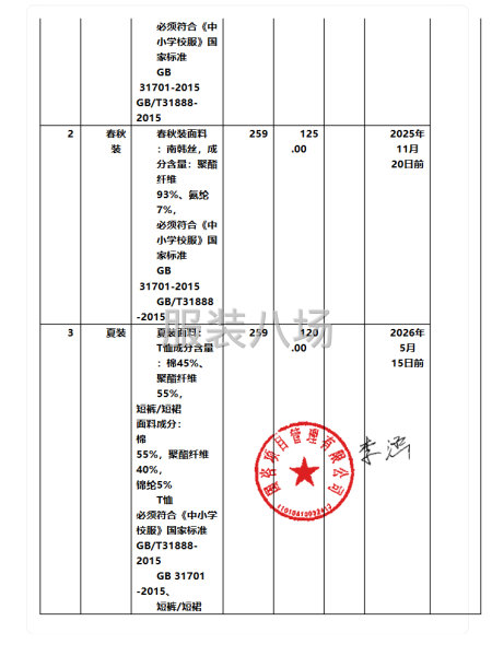 2025年绥化市英俊小学校校服采购项目-公开招标公告-第3张图片