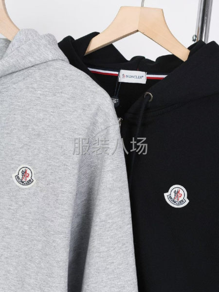 805--蒙口 拉链帽衫卫衣外套 面料   全棉   460-第5张图片