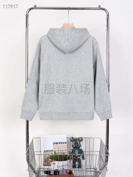 805--蒙口 拉链帽衫卫衣外套 面料   全棉   460-第4张图片