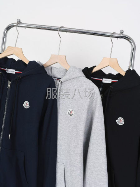 805--蒙口 拉链帽衫卫衣外套 面料   全棉   460-第7张图片