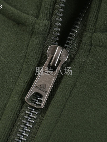 9010~阿迪达斯立领拉链卫衣外套 面料   法国绒复合-第7张图片
