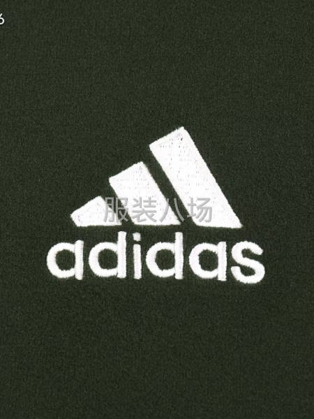 9010~阿迪达斯立领拉链卫衣外套 面料   法国绒复合-第7张图片
