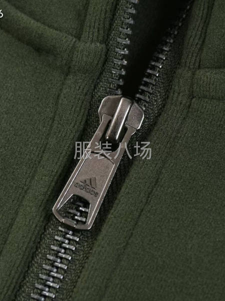 9010~阿迪达斯立领拉链卫衣外套 面料   法国绒复合-第8张图片