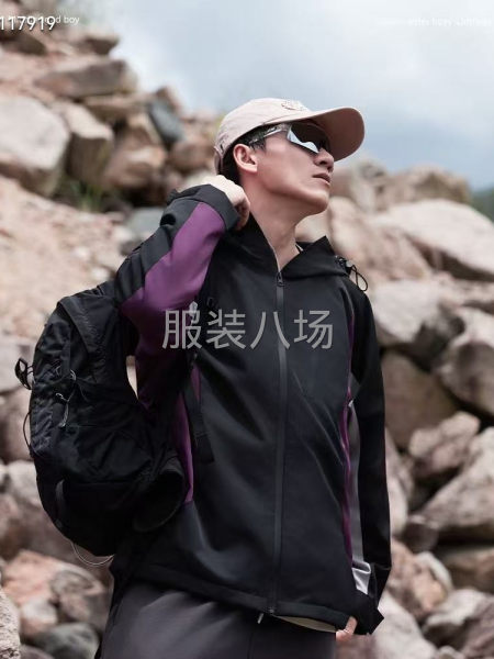 始祖鳥連帽拼接夾克保暖防風(fēng)加絨秋季搖粒絨里子加絨外套 M~2-第5張圖片