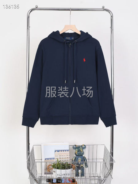 804---Ralph Lauren/拉夫勞倫拉鏈連帽衛(wèi)衣外-第1張圖片