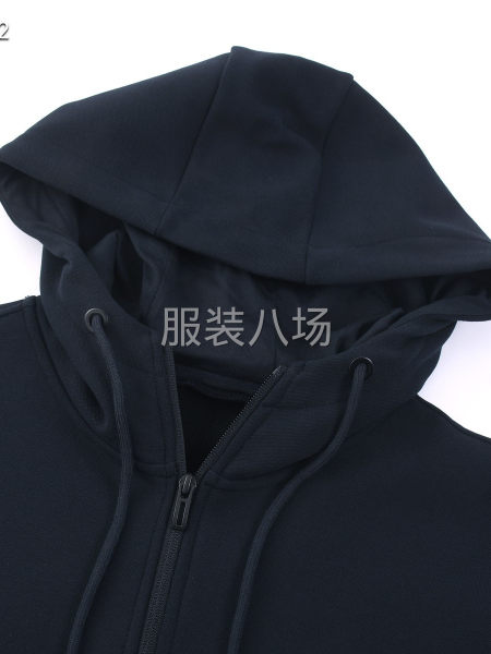 Y2569~可隆拉链帽衫外套加绒 面料   赛尔精棉珠地奥粒-第5张图片