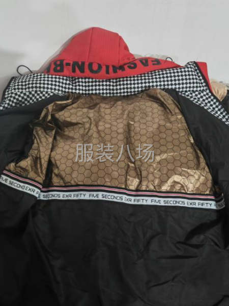 大量羽绒服里布，帽子外发-第1张图片
