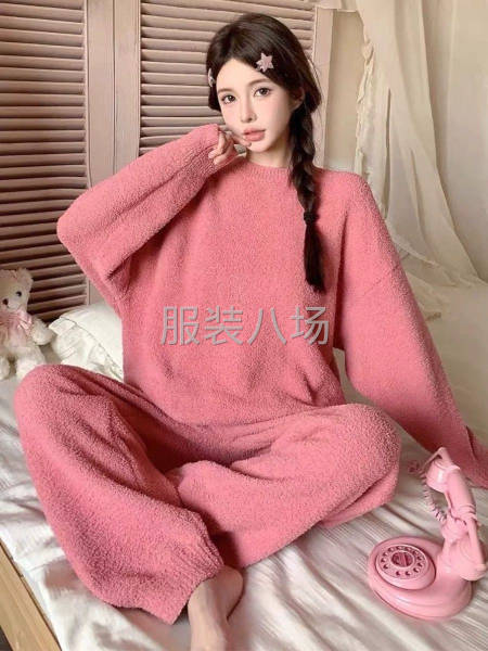 简单基础款，睡衣珊瑚绒套新-第1张图片