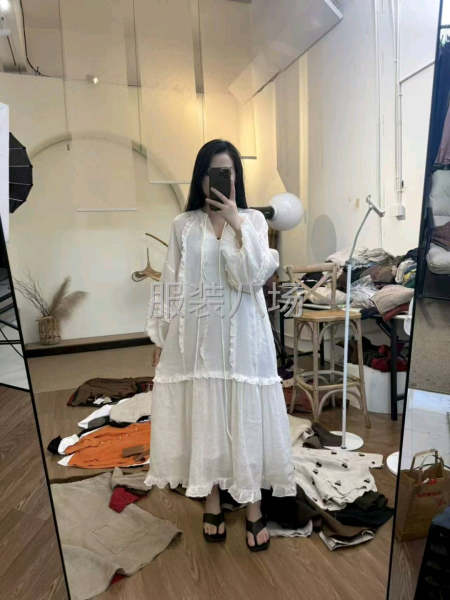 有?麻連衣裙外發(fā)-第1張圖片