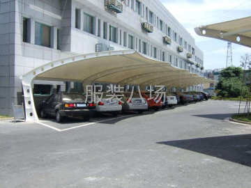 undefined - 活动推拉蓬膜结构停车棚 - 图1