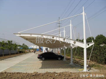 undefined - 活动推拉蓬膜结构停车棚 - 图4