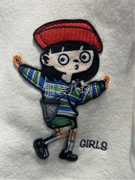 承接繡花加工，服裝  鞋  帽  圍巾 等等-第1張圖片