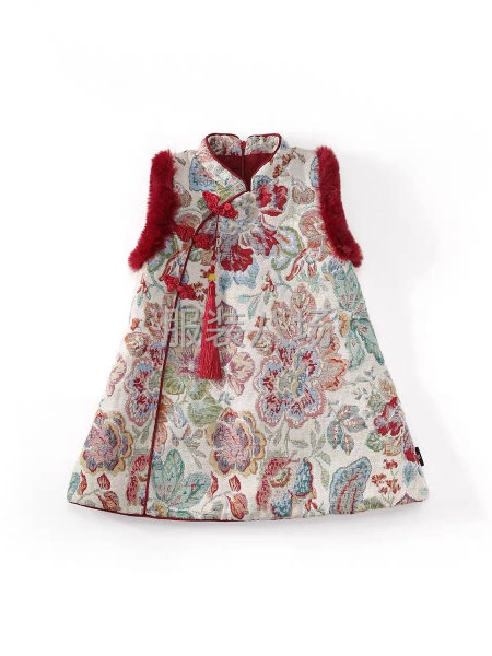 呢料外套背心裙、廣州童裝檔口自產(chǎn)自銷-第3張圖片