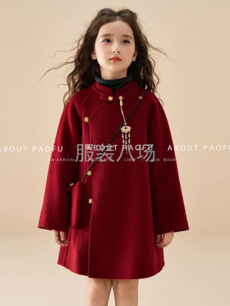 呢料外套背心裙、廣州童裝檔口自產(chǎn)自銷-第1張圖片