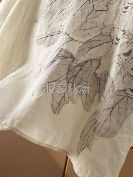 求苎麻定位印花工厂，打版生产-第1张图片