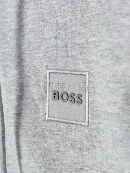 B0SS拉鏈衛衣雙層帽加絨衛衣外套 面料-第8張圖片