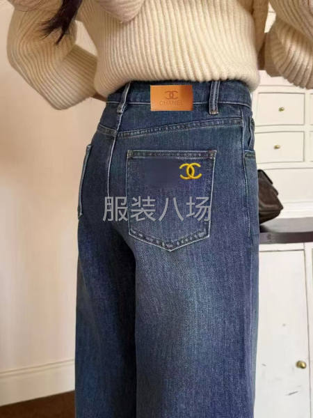 Chanel香奈兒 女款牛仔褲  工藝  刺繡 S-第9張圖片