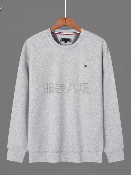 -湯米圓領衛衣加絨 面料  復合水貂絨480克 M-第1張圖片